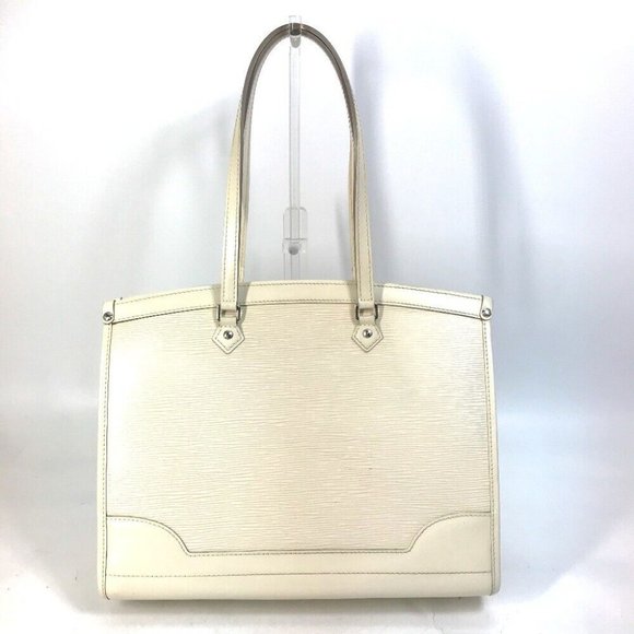 LOUIS VUITTON Epi Madeleine GM Tote Bag Shoulder Bag Epi Leather White - Picture 11 of 16